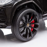 TOBBI 12V Lamborghini Urus Licensed Kids Ride on Car with Music - Black