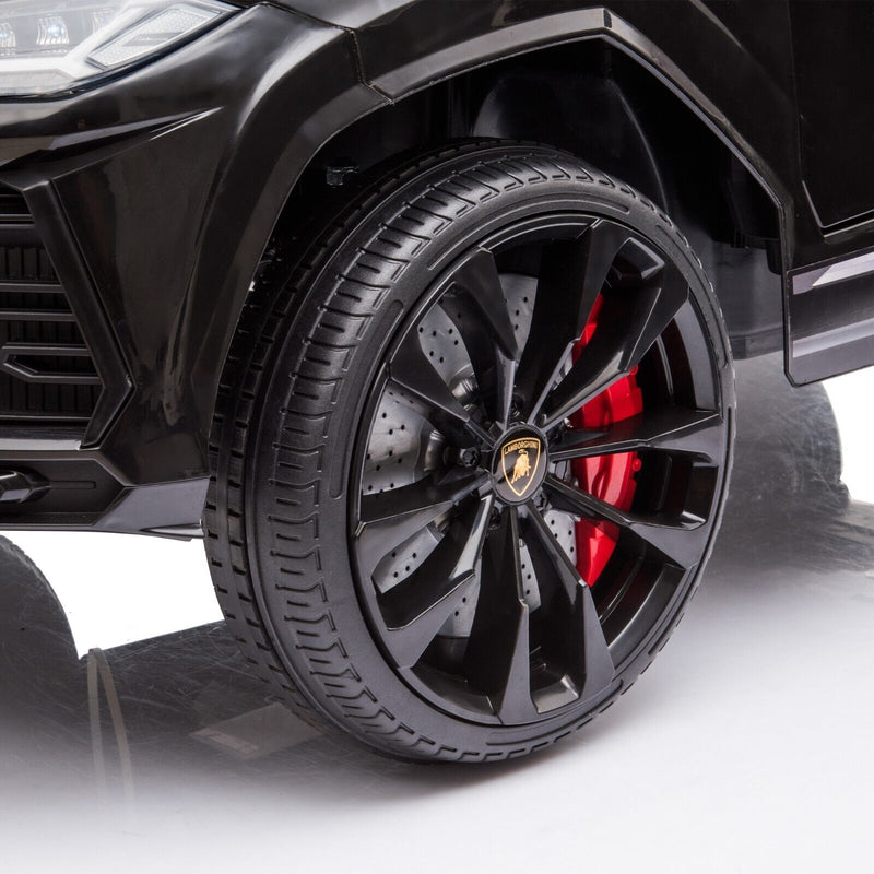 TOBBI 12V Lamborghini Urus Licensed Kids Ride on Car with Music - Black