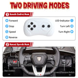 TOBBI 12V Lamborghini Urus Licensed Kids Ride on Car with Music - Black