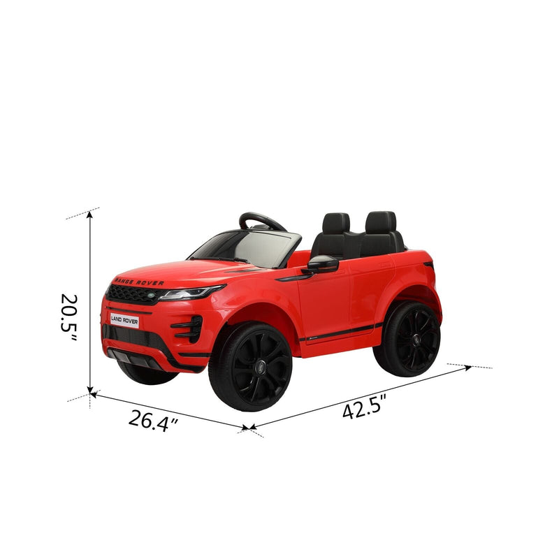 TOBBI 12V Land Rover Licensed Electric Ride-On Car for Kids with Battery Power and Exciting Features
