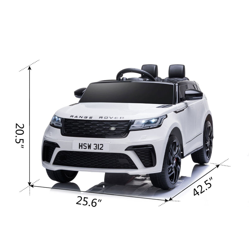 TOBBI 12V Licensed Kids Electric SUV Range Rover Velar with Remote Control