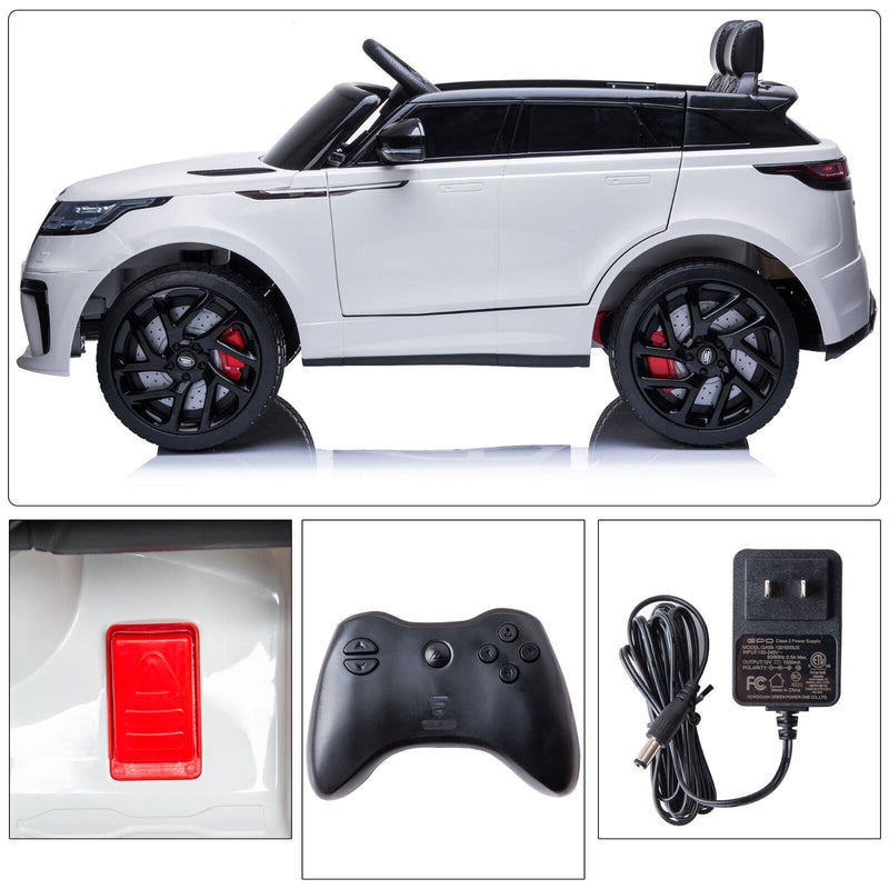 TOBBI 12V Licensed Kids Electric SUV Range Rover Velar with Remote Control