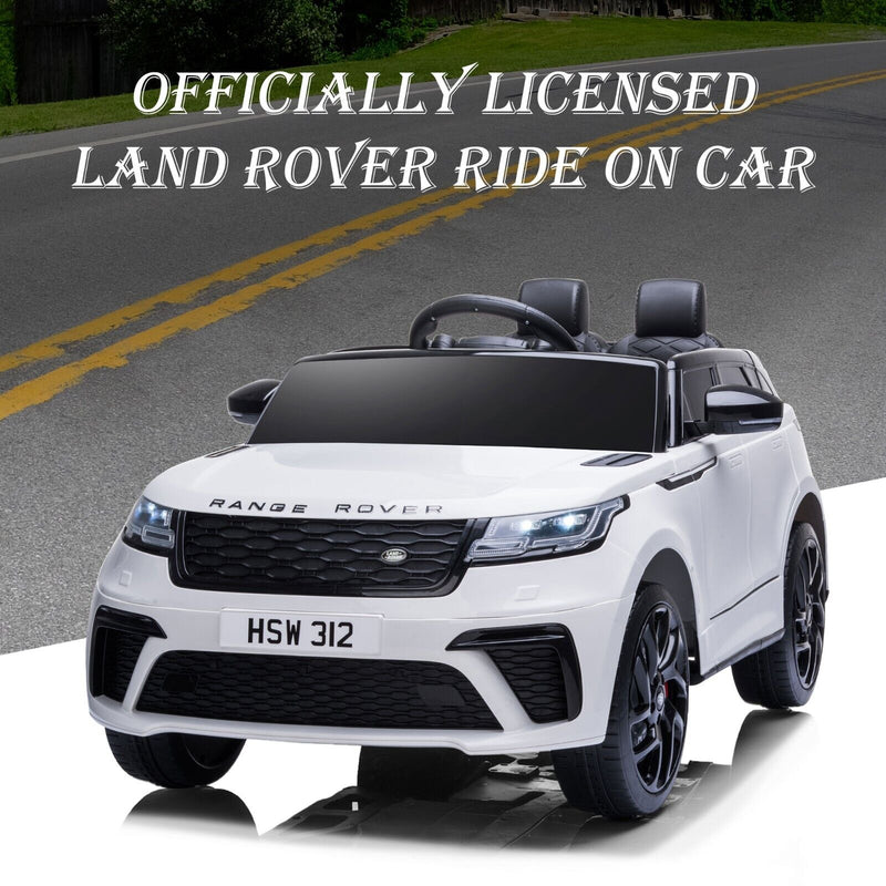 TOBBI 12V Licensed Kids Electric SUV Range Rover Velar with Remote Control