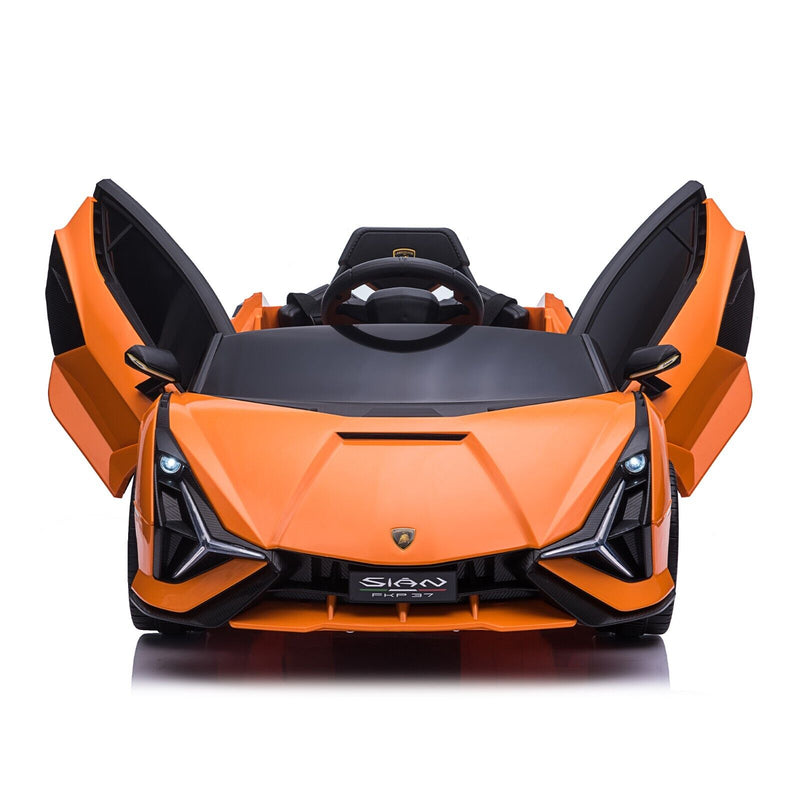 TOBBI 12V Licensed Lamborghini Sian Battery Powered Ride On Car for Kids with Remote Control