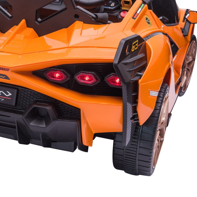 TOBBI 12V Licensed Lamborghini Sian Battery Powered Ride On Car for Kids with Remote Control