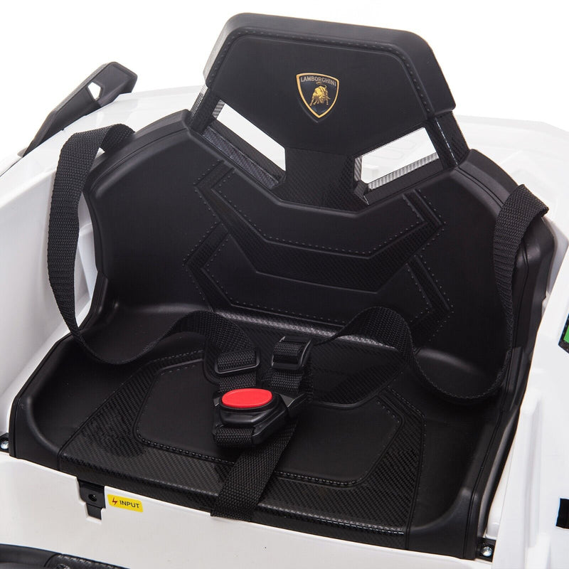 TOBBI 12V Licensed Lamborghini Sian Ride-On Car for Kids with Remote Control, Scissor Doors, and MP3 Player