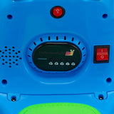 12V Ride-On Bumper Car with 360° Spinning, Remote Control, Dual Motors, and LED Lights