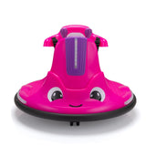 12V Electric Ride-On Bumper Car for Toddlers with 360-Degree Spin and Remote Control