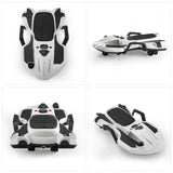 18V Battery-Powered Ride-On Drift Kart with LED Lights and Music