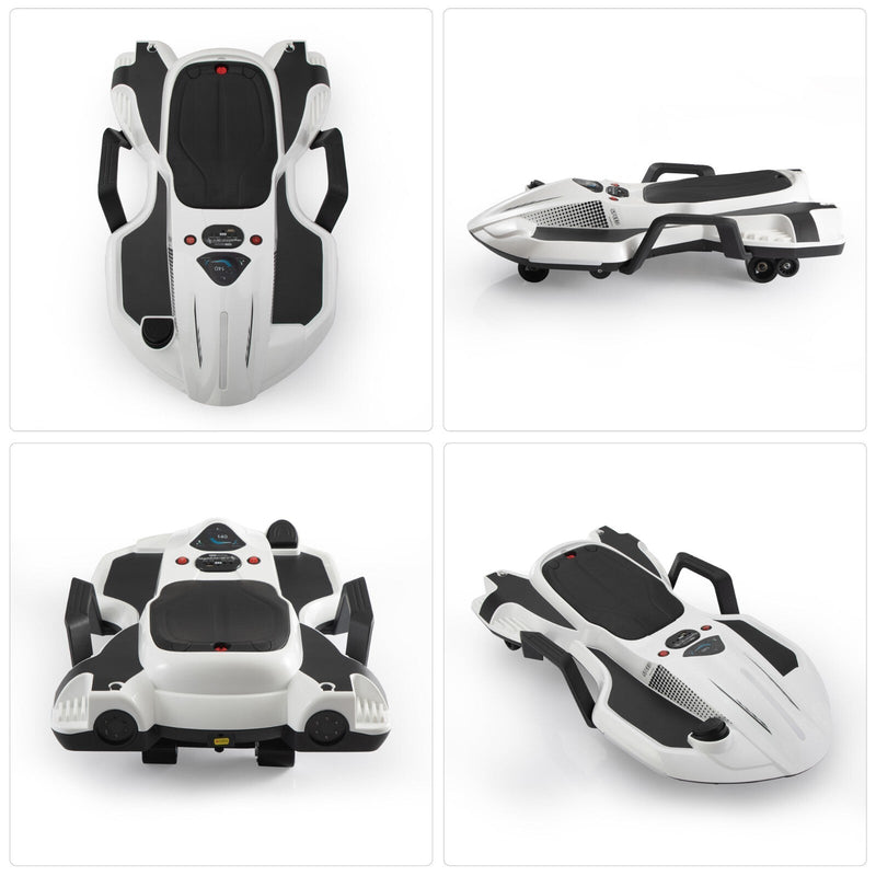 18V Battery-Powered Ride-On Drift Kart with LED Lights and Music