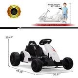 24V Electric Ride-On Go Kart for Kids Ages 4-16 with Drifting and Racing Features