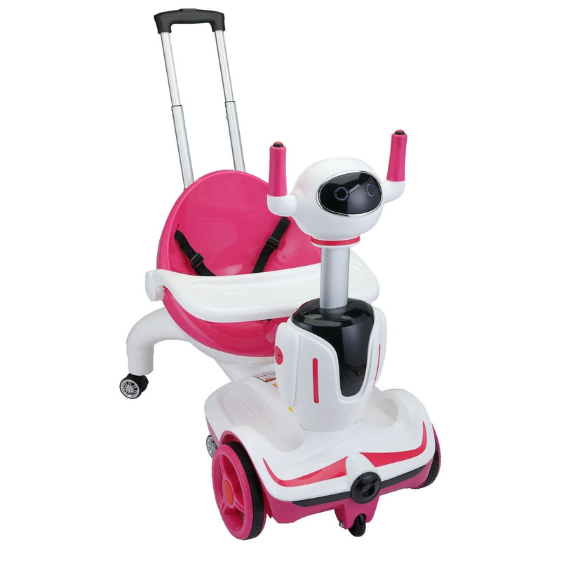 TOBBI 3-in-1 Electric Scooter Robot Buggy: A Versatile 6V Ride-On Vehicle with Remote Control