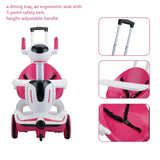 TOBBI 3-in-1 Electric Scooter Robot Buggy Toy for Kids - Ride On Car with Remote Control and 6V Battery