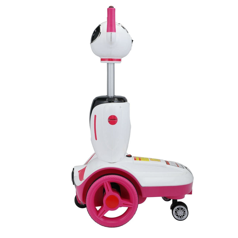 TOBBI 3-in-1 Electric Scooter Robot Buggy: A Versatile 6V Ride-On Vehicle with Remote Control