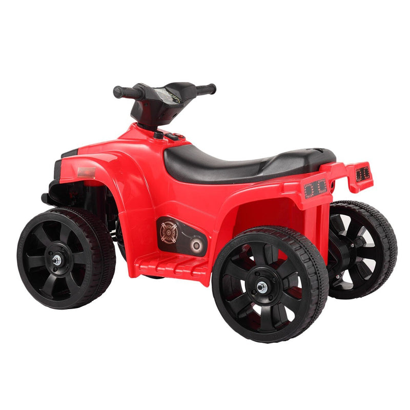 6V Electric Kids Ride-On ATV Quad 4-Wheeler Toy Car with LED Lights