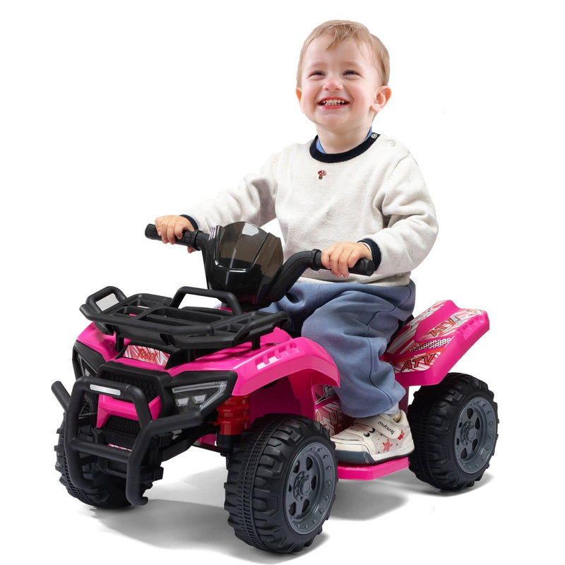 6V Electric Kids Ride-On ATV Quad 4-Wheeler Toy Car with Music