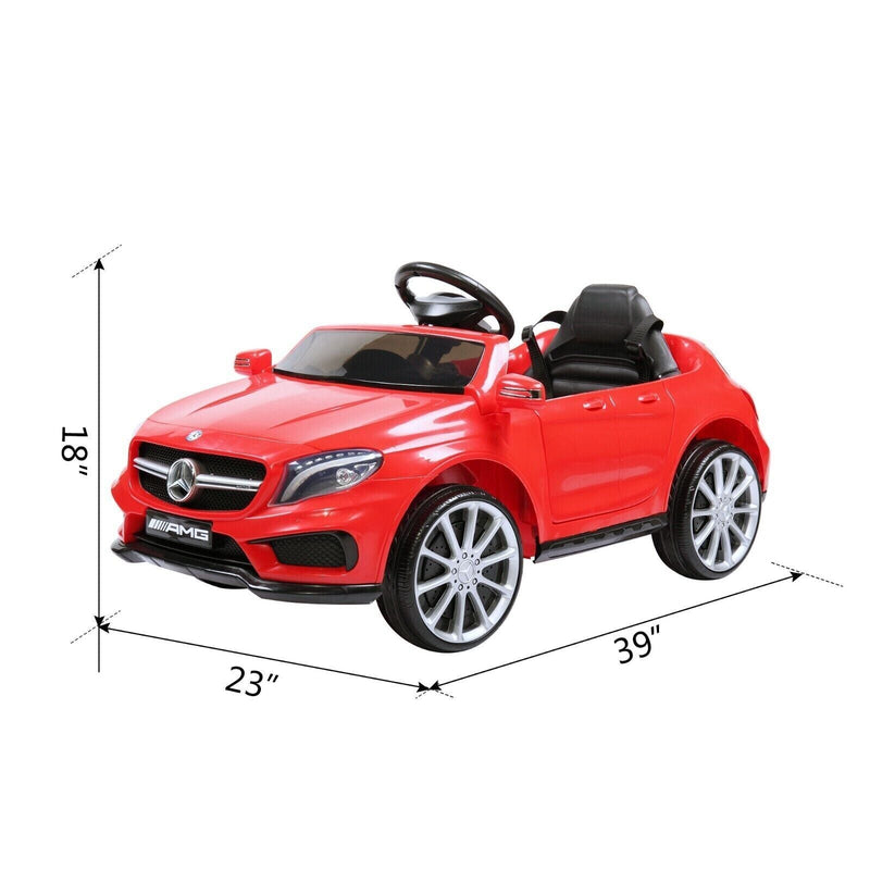 TOBBI Kids Mercedes-Benz Electric Ride-On Car with Remote Control - Red