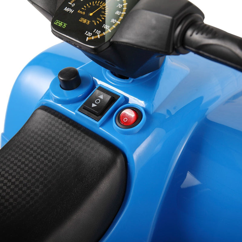 Electric Kids 4-Wheeler ATV Ride-On Toy with LED Speed Indicator