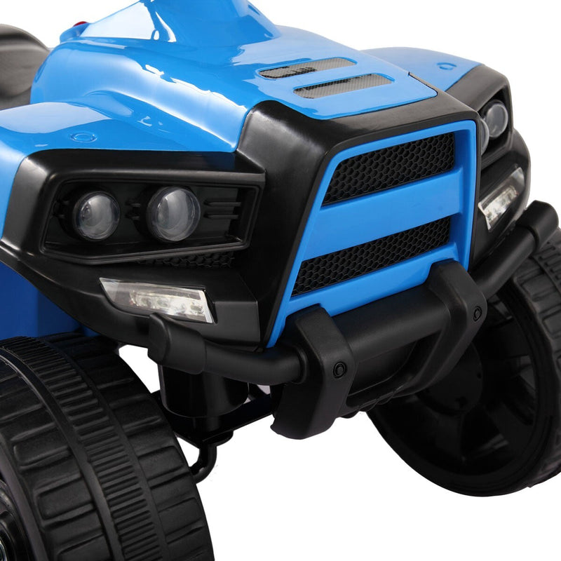 Kids Electric Ride-On ATV Quad Car Toy with LED Headlights and Speed Indicator
