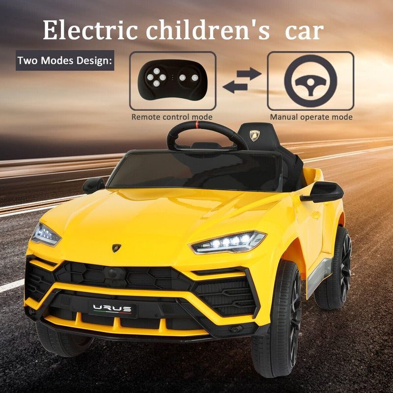 TOBBI Lamborghini Urus 12V Kids Ride-On Car: Electric Four-Wheel Fun for Young Drivers