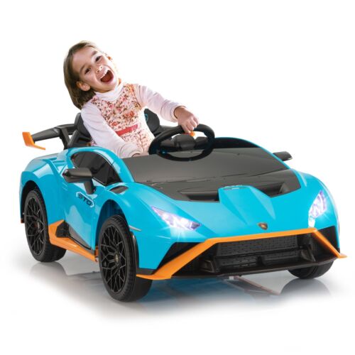 TOBBI Licensed Lamborghini RC 12V Electric Ride-On Car for Kids