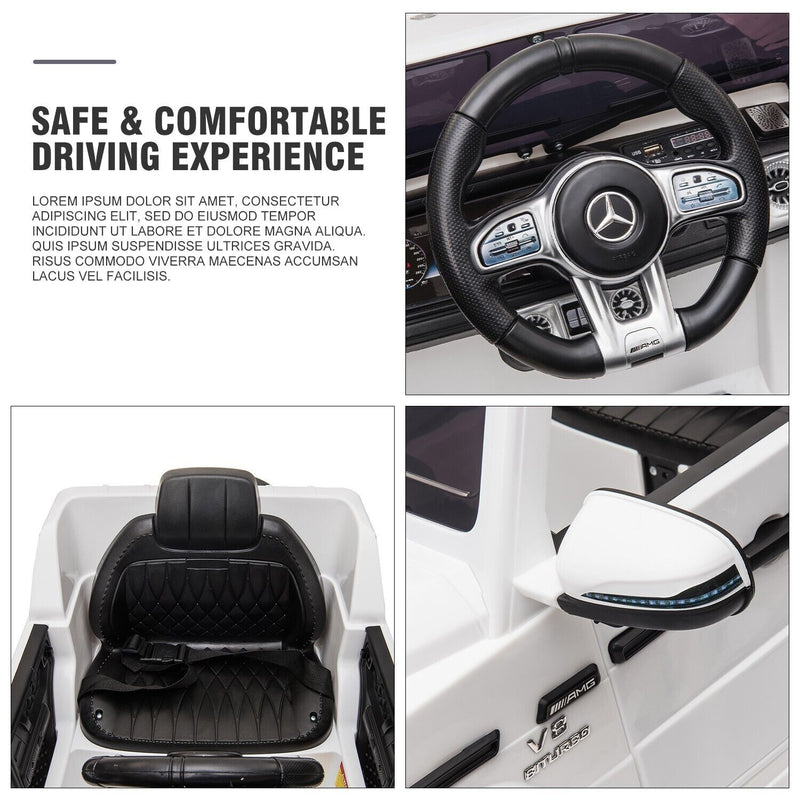 TOBBI Licensed Mercedes Benz AMG 12V Electric SUV Toy Kids Ride on Car with Remote Control