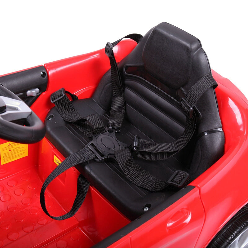 TOBBI Licensed Mercedes Benz Ride-On Car for Kids with Remote Control and Opening Doors - Red