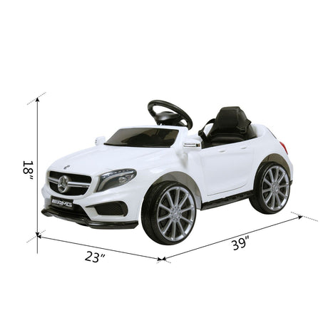 TOBBI Mercedes Benz Licensed Kids Electric Ride-On Car with Remote Control and MP3 Player