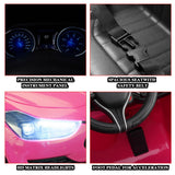 TOBBI Licensed Maserati Gbili 12V Battery Powered Ride-on Toy Car for Kids with Remote Control - Pink