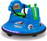 12V Purple Snail Bumper Ride-On Car with Remote Control and DIY Stickers