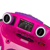 12V Electric Snail-Shaped Ride-On Car for Toddlers with 360° Rotating Bumper
