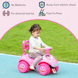 Toddler Push Ride-On Foot-to-Floor Sliding Car for Kids Pink