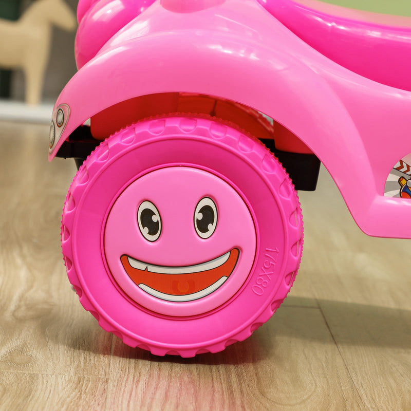 Toddler Push and Ride Foot-to-Floor Sliding Car for Kids Pink