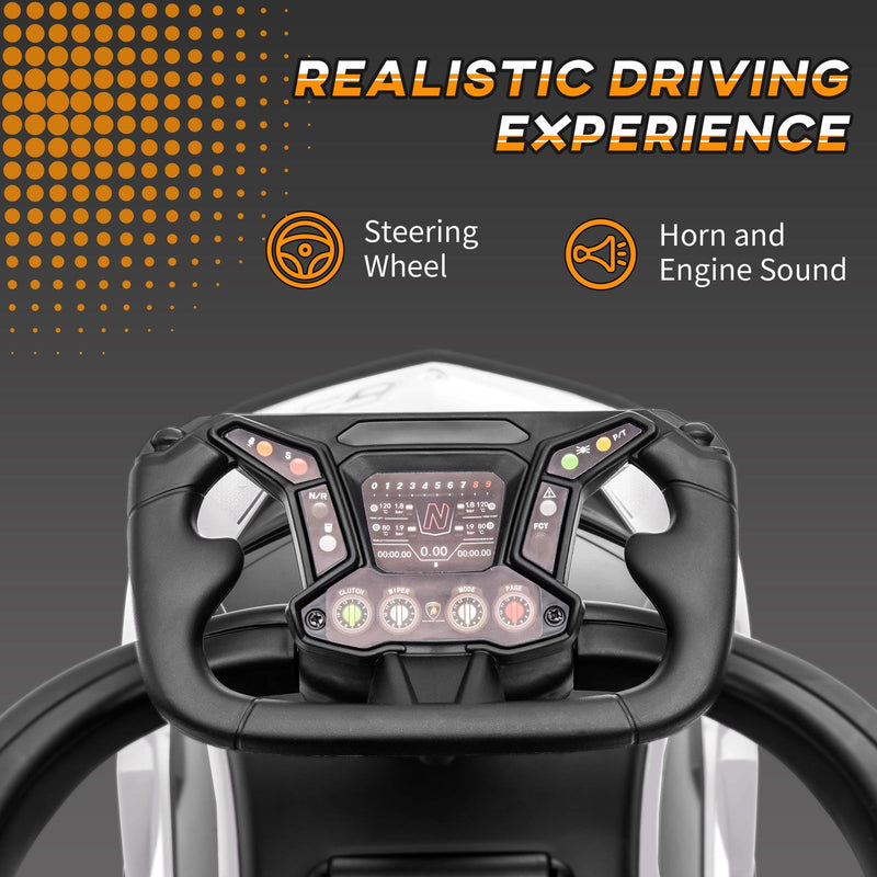 Toddler Push Walker Car Stroller with Music for Ages 1-3