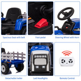 Electric Remote Control Ride-On Car for Toddlers Ages 3-6 Battery Powered