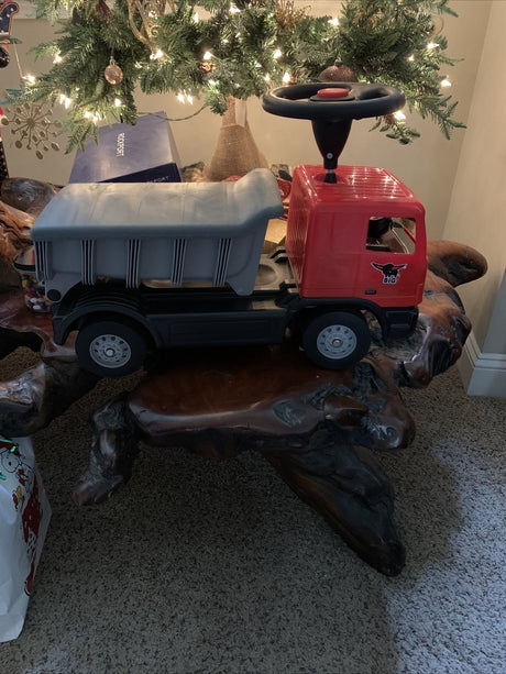 Mercedes Dump Truck Ride-On Toy for Toddlers with Sturdy Wheels