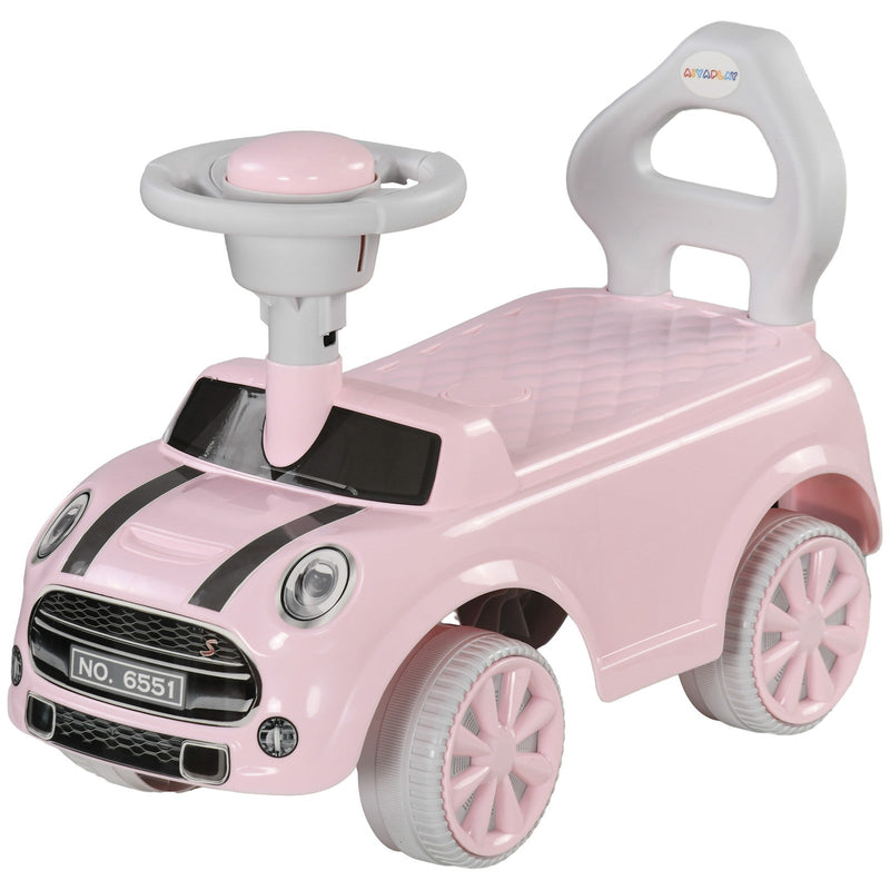 Pink Toddler Ride-On Foot-to-Floor Sliding Car Toy