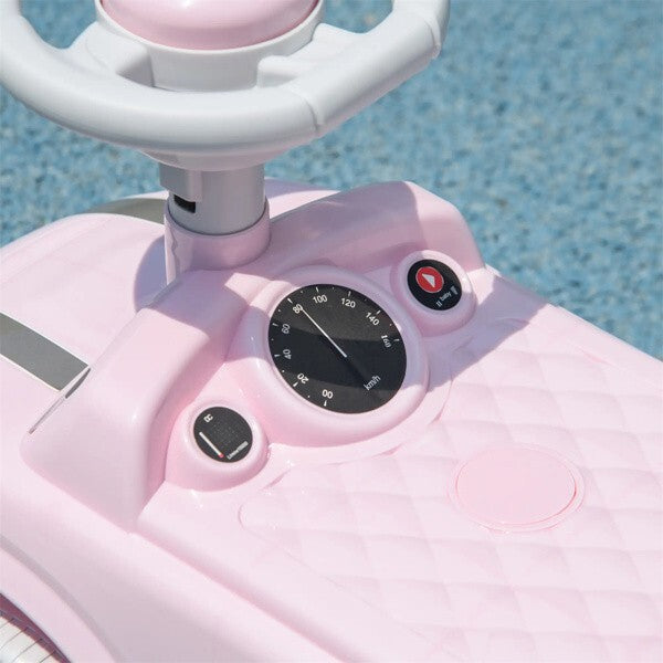 Toddler Ride-On Toy with Horn and Safety Features Interactive Fun for 18-36 Months Pink