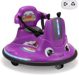 12V Electric Toddler Ride-On Snail-Shaped Car with Remote Control and Safety Bumper