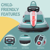 Electric 6V Ride-On Bumper Car Toy for Toddlers Ages 3-6 Boys and Girls