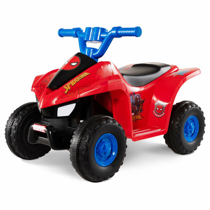 6-Volt Electric Spiderman ATV Ride-On Toy for Toddlers and Kids
