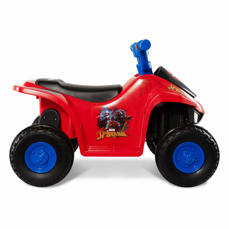 6-Volt Electric Spiderman ATV Ride-On Toy for Toddlers and Kids