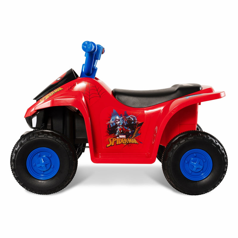 6-Volt Electric Spiderman ATV Ride-On Toy for Toddlers and Kids