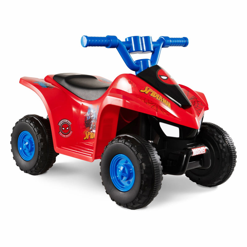 6-Volt Electric Spiderman ATV Ride-On Toy for Toddlers and Kids