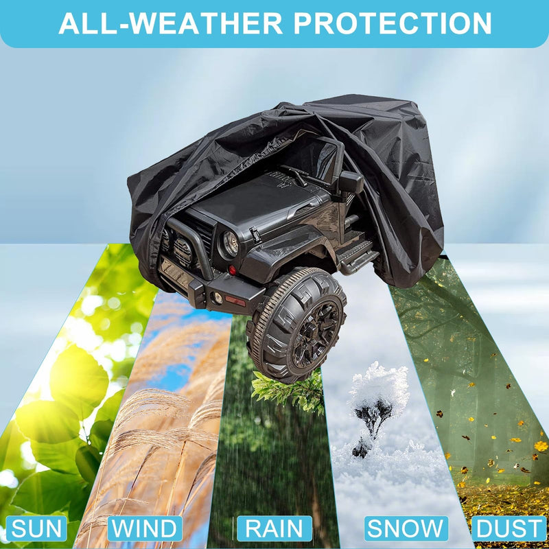 Large Outdoor Cover for Kids' Electric Ride-On Power Wheels Truck Toy Car