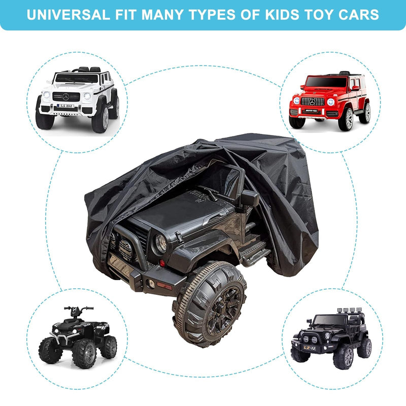 Large Outdoor Cover for Kids' Electric Ride-On Power Wheels Truck Toy Car