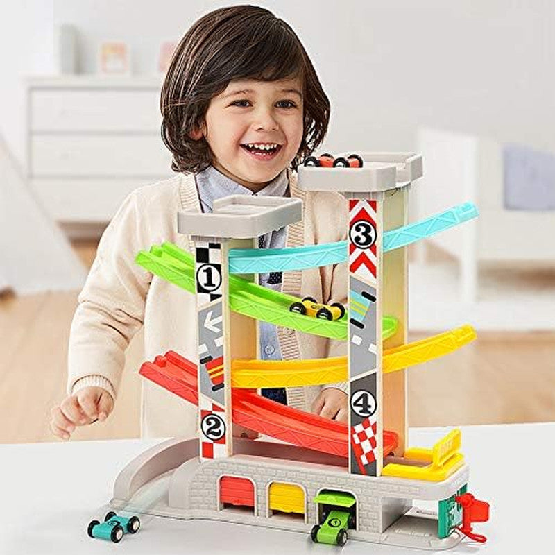 Bright Car Ramp Race Track Toy for Toddlers Ages 2-4