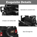 12V Electric Kids Ride-On Jeep Truck with Remote Control Toy Car