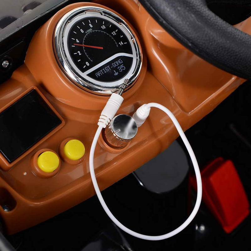 12V Electric Kids Ride-On Truck with Remote Control and Lights