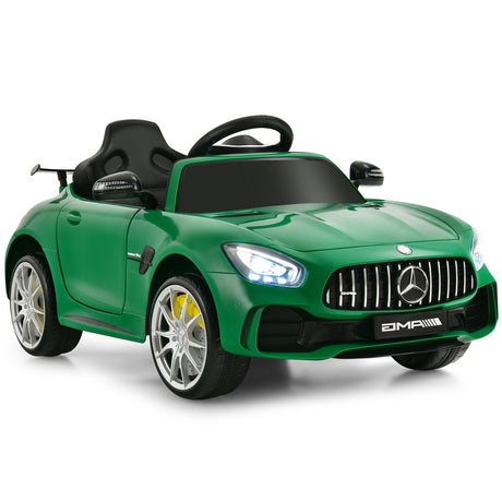 12V Electric Ride-On Car for Kids Licensed Mercedes-Benz GTR Battery Powered